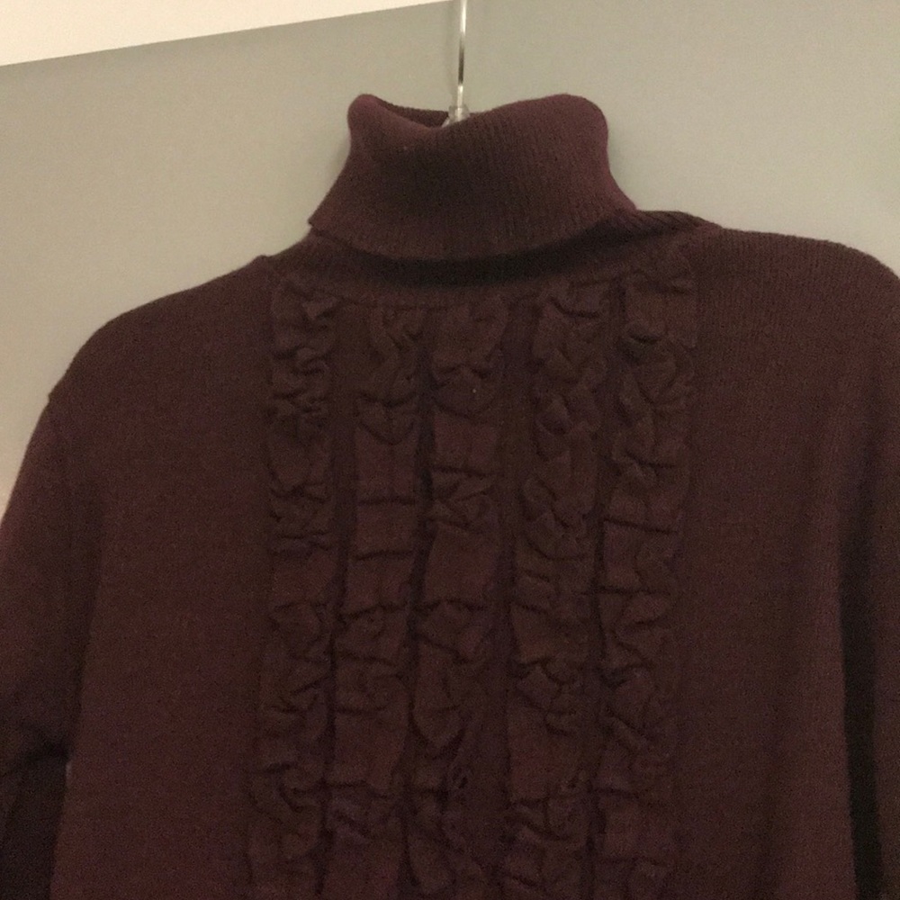 Italian Ruffle Front Sweater 😻 - Picture 2 of 6